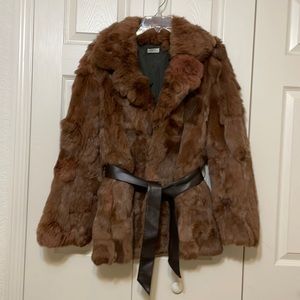 Vintage Rabbit Fur Jacket - M